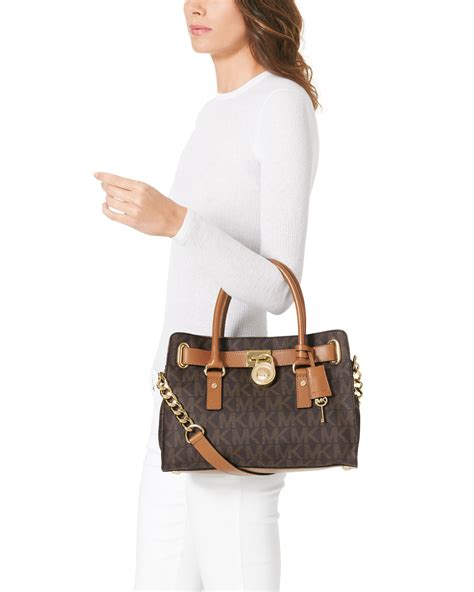 michael kors hamilton lg tz|Michael Kors Hamilton satchel.